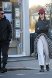 Lily James - Out in London 03/29/2020