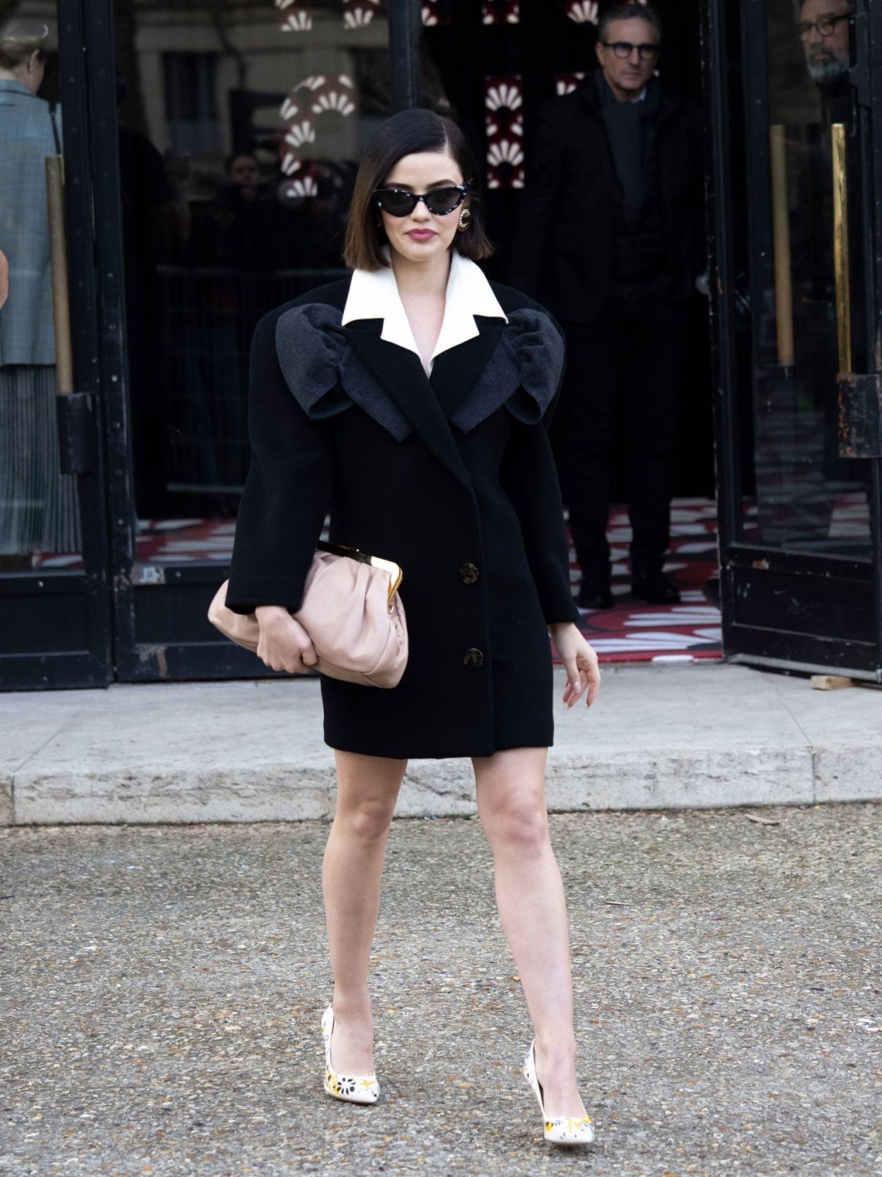 Lucy Hale at the Miu Miu Fall 2020 Show, Your Guide to What A-List  Celebrities Are Wearing to 2020's Fall Fashion Week