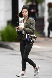Lucy Hale - Heading to a Gym in LA 03/14/2020