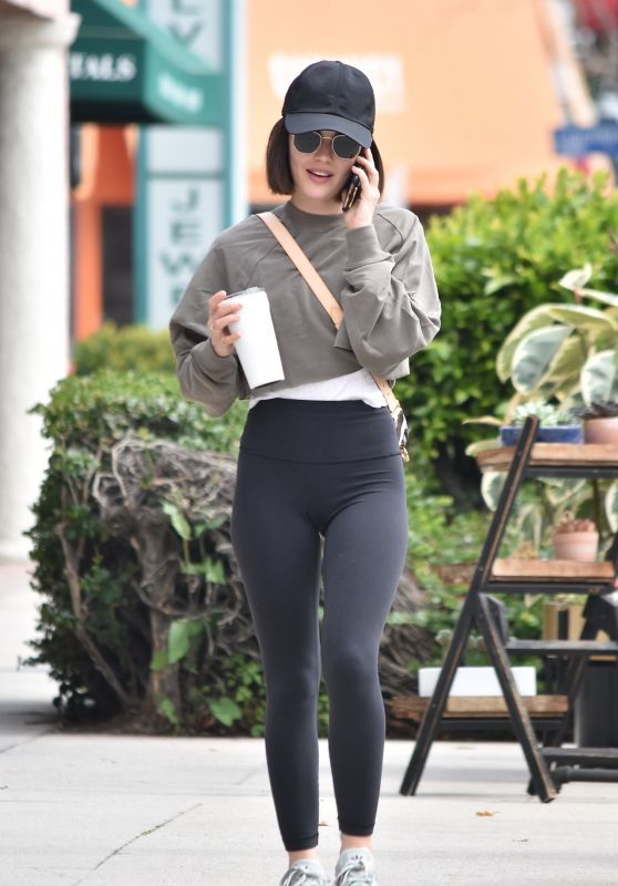 Lucy Hale - Heads to the Gym in Studio City 03/07/2020
