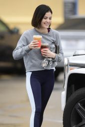 Lucy Hale in Spandex - Heads to the Gym in LA 03/10/2020