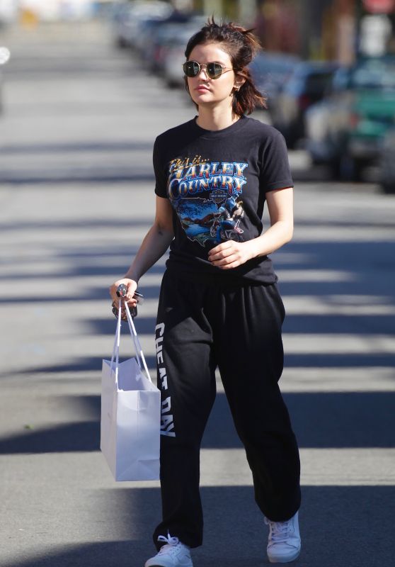 Lucy Hale - Running Errands in LA 03/28/2020