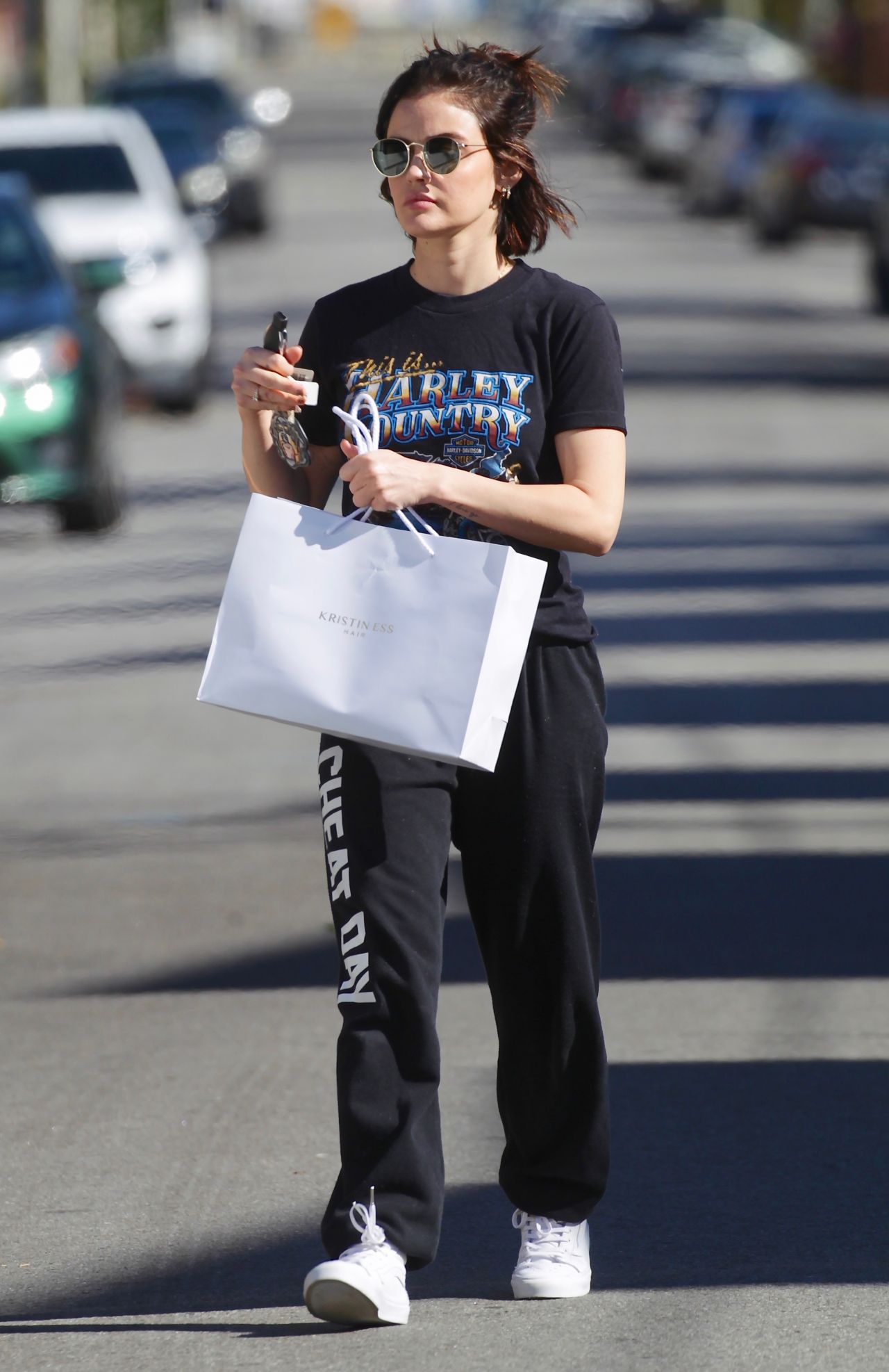 Lucy Hale - Running Errands in LA 03/28/2020 • CelebMafia