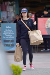 Lucy Hale - Shops for Groceries in Studio City 03/25/2020