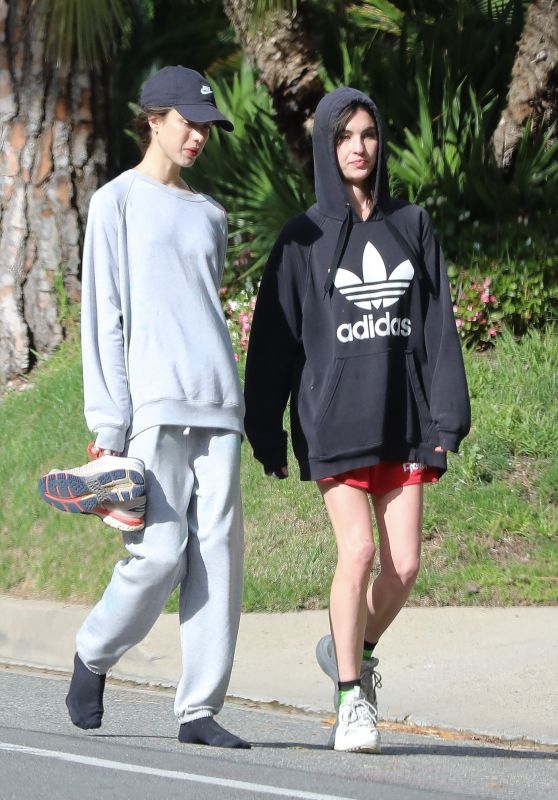 Margaret Qualley and Rainey Qualley - Beverly Hills 03/19/2020