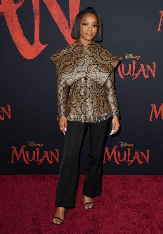 Marsai Martin – “Mulan” Premiere in Hollywood