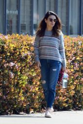 Mila Kunis in Casual Outfit - Running Errands in LA 03/09/2020