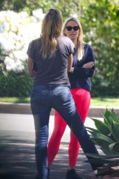 Molly Sims in Tights - Out for a Hike in LA 03/18/2020