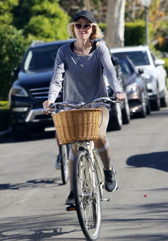 Naomi Watts - Take a Bike Ride Through Brentwood 03/25/2020