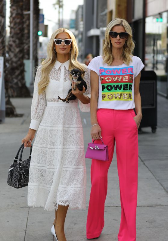 Nicky Hilton and Paris Hilton - Filming in Beverly Hills 03/05/2020