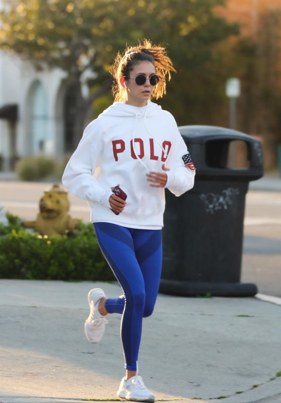 Nina Dobrev - Jog in Los Angeles 03/26/2020
