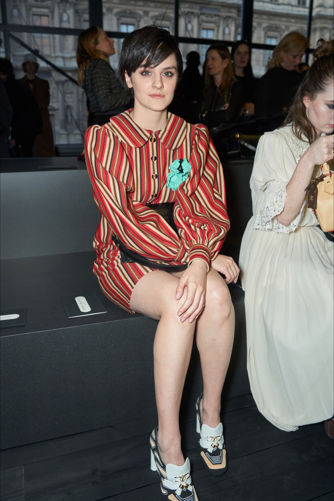 Noemie Merlant – Louis Vuitton Show at Paris Fashion Week 03/03/2020 •  CelebMafia