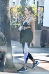 Olivia Culpo in Workout Gear - Leaving a Gym in Santa Monica 03/03/2020
