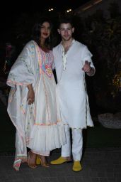 Priyanka Chopra and Nick Jonas - Isha Ambani’s Holi Party in Mumbai 03/06/2020