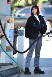Rebecca Black - Pumping Gas in LA 03/18/2020