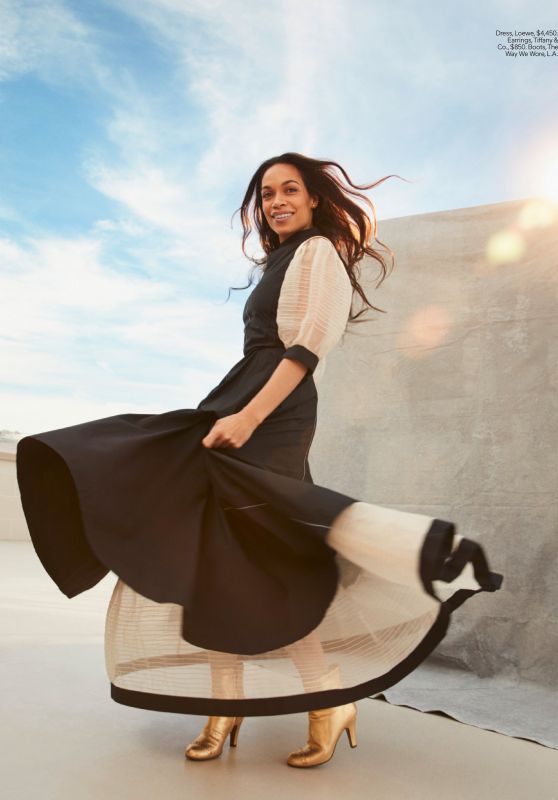 Rosario Dawson - ELLE Magazine USA April 2020 Issue