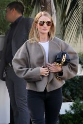 Rosie Huntington-Whiteley - Leaving a Meeting in LA 02/26/2020