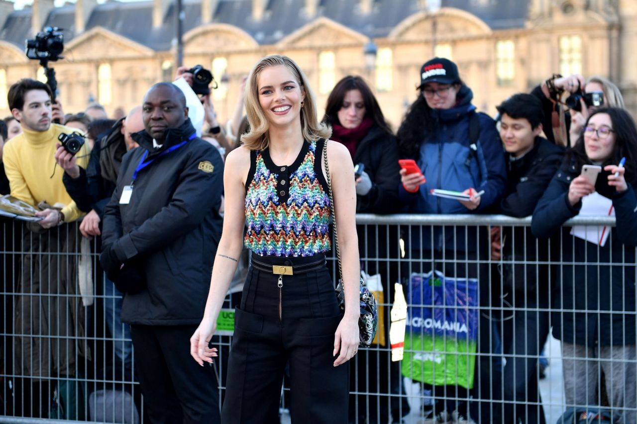 Samara Weaving attending the Louis Vuitton show as part of the Paris  Fashion Week Womenswear Fall/Winter 2020/2021 in Paris, France on March 03,  2020. Photo by Aurore Marechal/ABACAPRESS.COM Stock Photo - Alamy