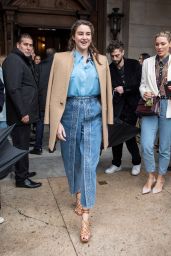 Shailene Woodley - Arrives at Stella McCartney Show at Paris Fashion Week 03/02/2020