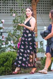 Sophia Bush in a Chic Black Dress - West Hollywood 03/05/2020