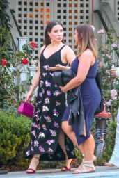 Sophia Bush in a Chic Black Dress - West Hollywood 03/05/2020