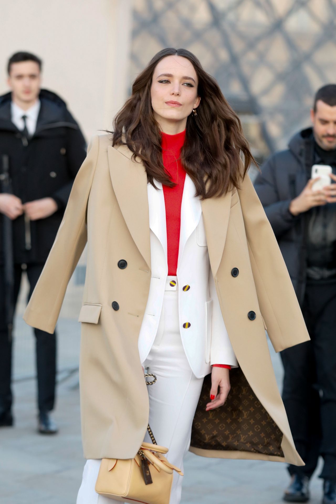 Lea Seydoux attends the Louis Vuitton fashion show, F/W 2020 during Paris  Fashion Week in