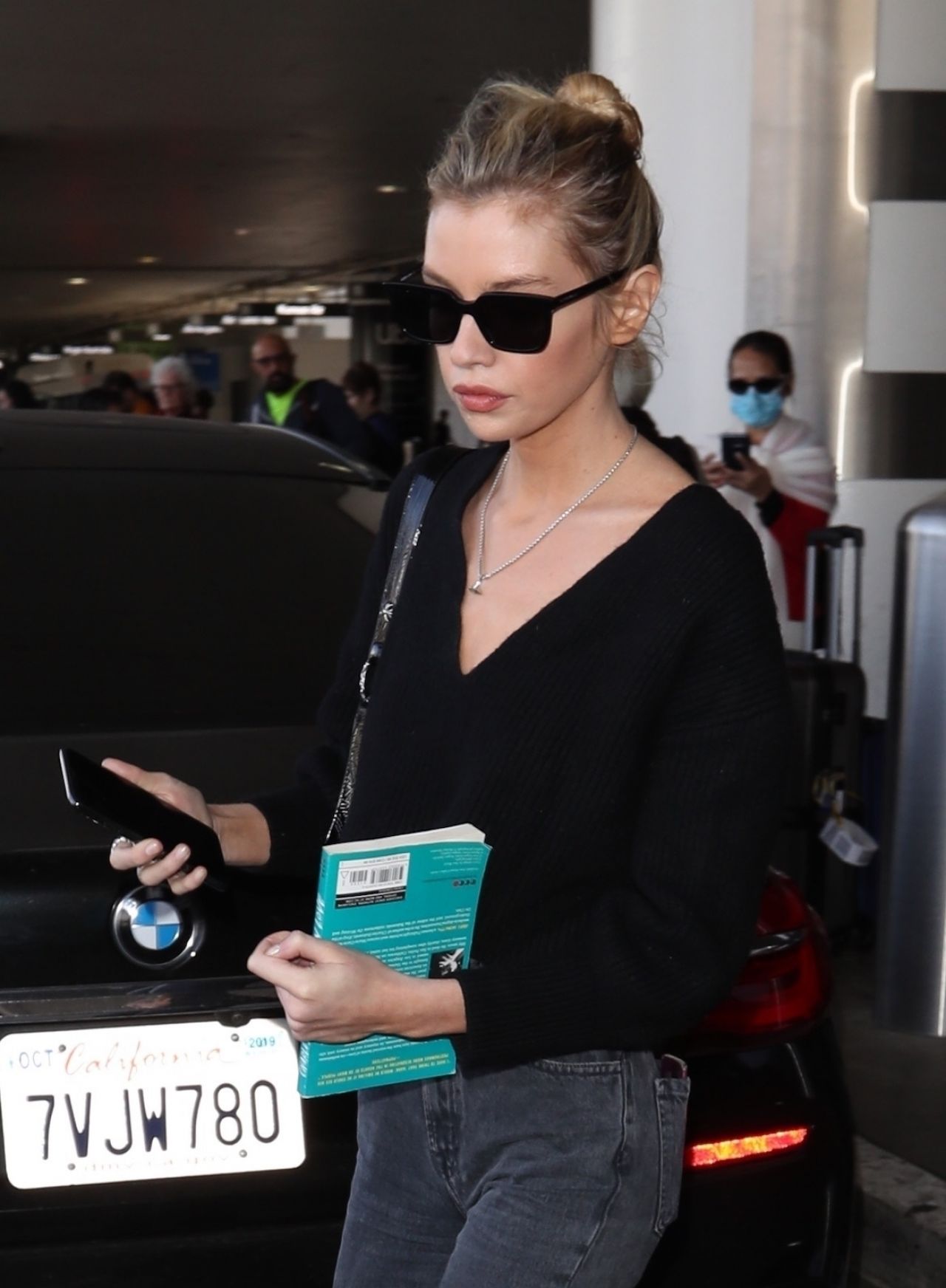 Stella Maxwell in Casual Outfit - LAX Airport in Los Angeles 03/05/2020 ...