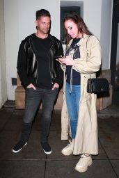 Timea Palacsik and Zoltan Rathonyi - Madeo Restaurant in Beverly Hills 03/13/2020