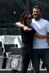 Victoria Beckham and David Beckham in Miami 03/14/2020