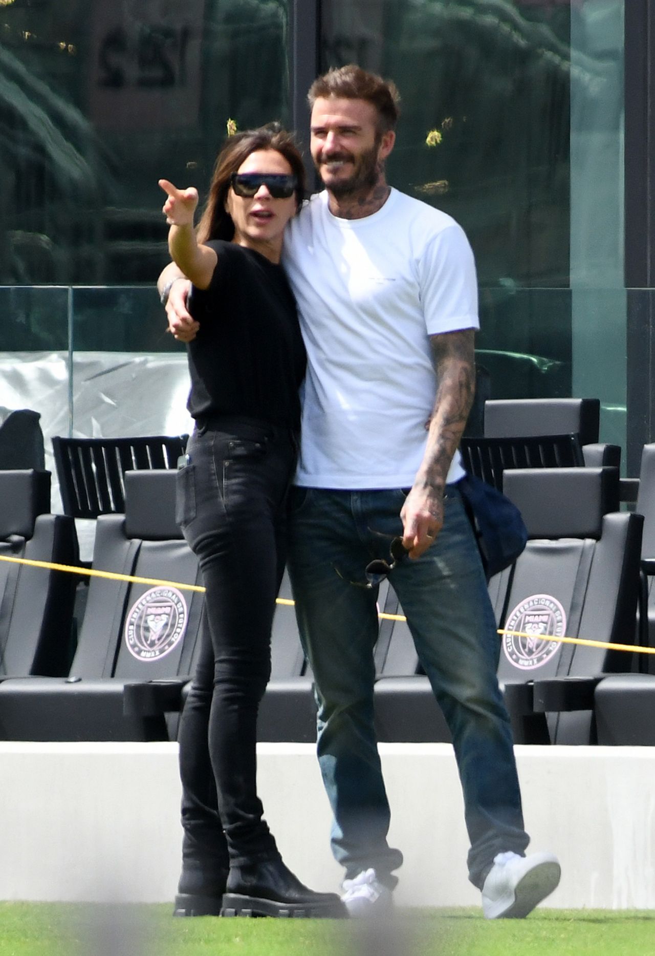 Victoria Beckham and David Beckham in Miami 03/14/2020 • CelebMafia