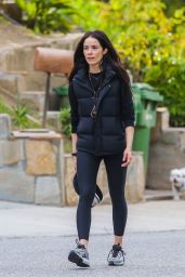 Abigail Spencer - Goes For a Walk in Studio City 03/31/2020