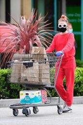 Alessandra Torresani in PPE Gear - Shopping in LA 04/20/2020
