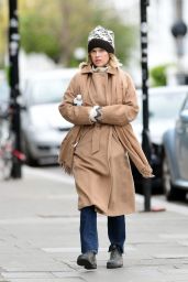 Alice Eve Street Style - Out in London 04/03/2020