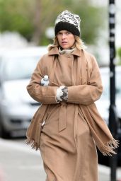 Alice Eve Street Style - Out in London 04/03/2020