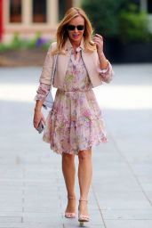 Amanda Holden Spring Style - Leaving Heart Radio in London 04/09/2020