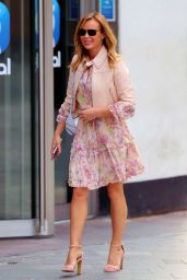 Amanda Holden Spring Style - Leaving Heart Radio in London 04/09/2020