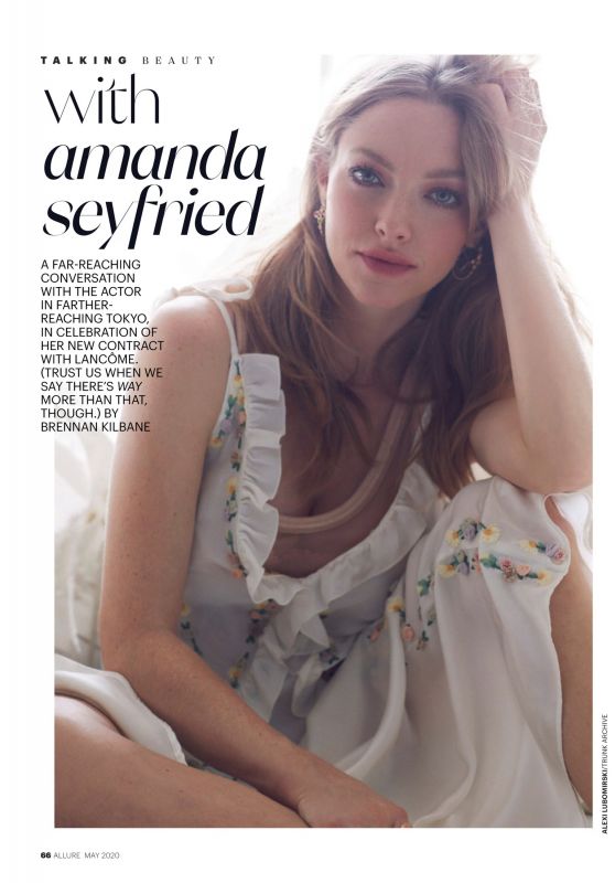 Amanda Seyfried - Allure USA May 2020 Issue