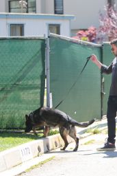 Ana de Armas and Ben Affleck - Out Walking the Dog in Los Angeles 03/30/2020