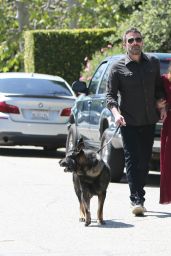 Ana de Armas and Ben Affleck - Out Walking the Dog in Los Angeles 03/30/2020