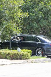 Ana de Armas in Her New Bought Mercedes in LA 03/15/2020