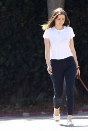 Ana de Armas Spring Style - Taking a Walk With Her Dog in Venice 04/25/2020