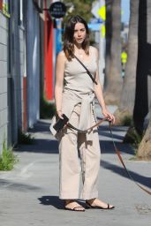 Ana De Armas Street Style - Walk With Her Dog in Venice 04/24/2020