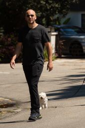 Becca Tobin Walk With Husband Zach Martin in Los Angeles 04/11/2020