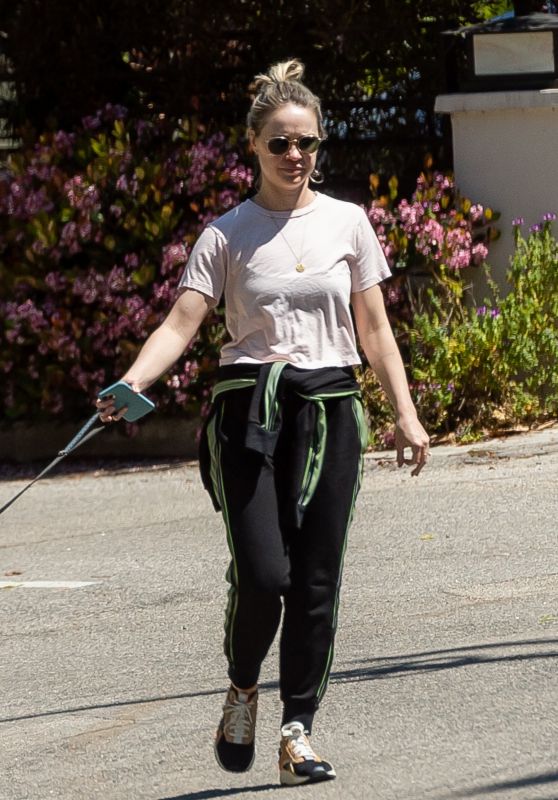 Becca Tobin Walk With Husband Zach Martin in Los Angeles 04/11/2020
