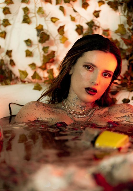 Bella Thorne - Photoshoot in Bathtub March 2020