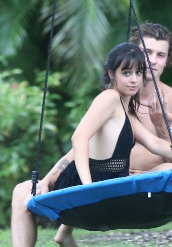 Camila Cabello and Shawn Mendes on a Swing 04/25/2020