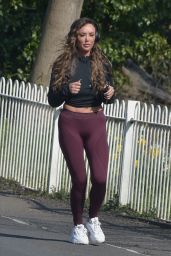 Charlotte Crosby - Jogging in Sunderland 03/28/2020