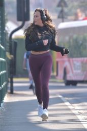 Charlotte Crosby - Jogging in Sunderland 03/28/2020