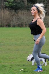 Danielle Mason - Exercises in the Park in London 04/27/2020