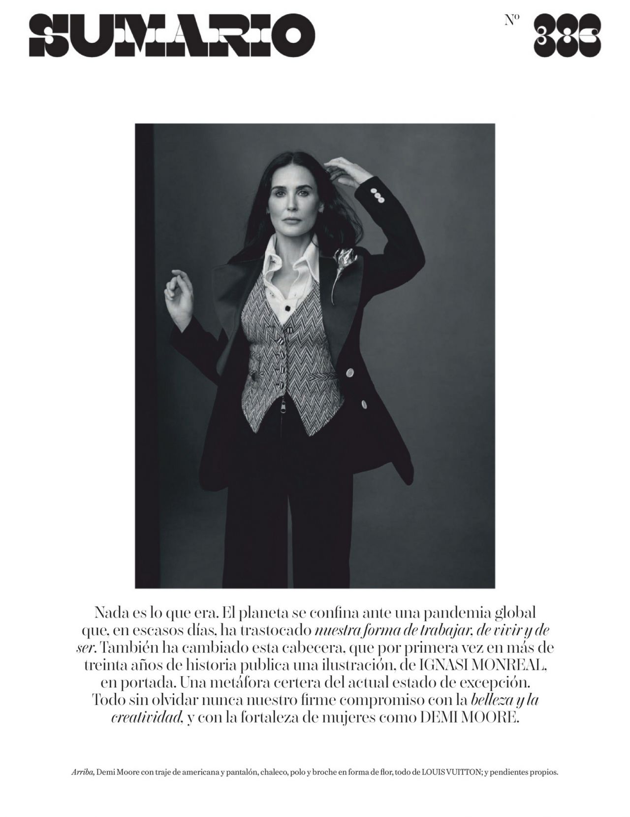  Demi Moore Vogue  Magazine Spain May 2022 Issue  CelebMafia